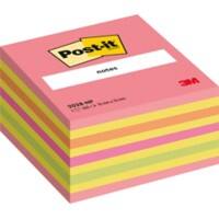 Cube Post-it 76 x 76 mm Rose-Jaune fluo 450 Feuilles