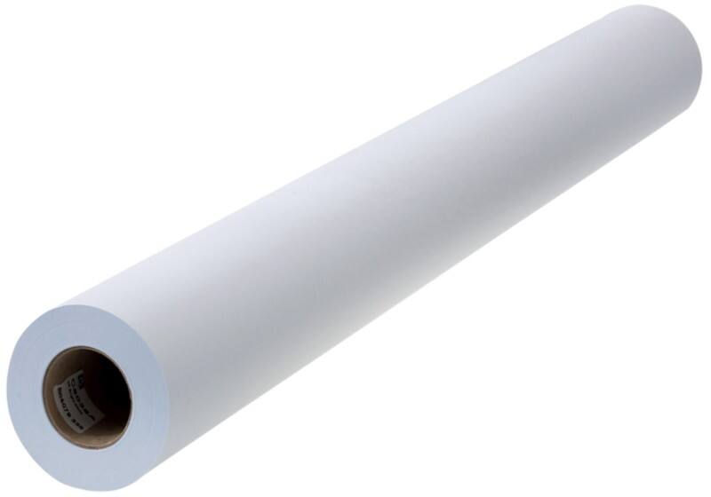 Rouleau papier traceur HP Jet d'encre Mat 91,4 x 45,7 m 90 g/m² Blanc