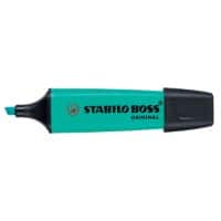 Surligneur BOSS ORIGINAL STABILO Turquoise Large Biseautée 2 - 5 mm Rechargeable