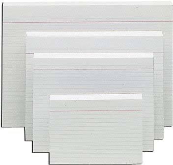 Fiches Exacompta Blanc 15 x 10 cm 100 Unités