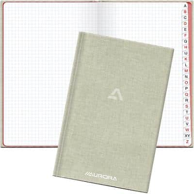 Cahier AURORA Format spécial Quadrillé Non perforé Gris 192 pages