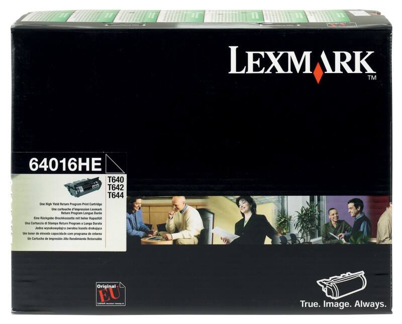 Toner Lexmark D'origine 64016HE Noir