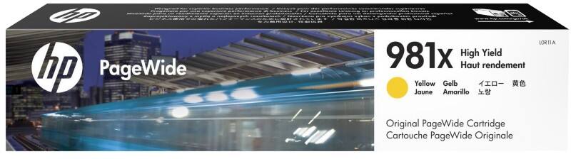 HP 981X originele inktcartridge L0R11A geel