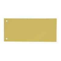 Intercalaires KANGARO Vierge Spécial Jaune Carton Rectangulaire 2 Perforations 07071-07 100 Unités