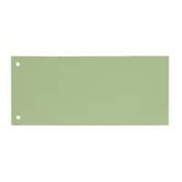 Intercalaires KANGARO Vierge Spécial Vert Carton Rectangulaire 2 Perforations 07071-01 100 Unités