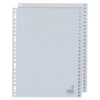 Intercalaires numériques KANGARO G452CM carton A4 52 intercalaires Gris