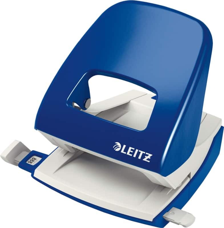 Perforatrice Leitz NeXXt 2 Perforations Métal 30 Feuilles 5008 Bleu  