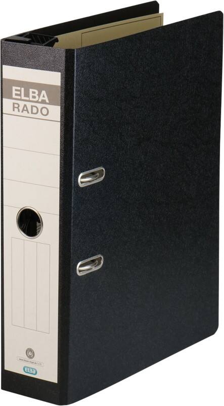 ELBA Rado Breed HangClasseur A4 75 mm Zwart 2 Ringen Karton
