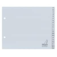 Intercalaire A - Z KANGARO A5 Gris 20 intercalaires PP (Polypropylène) 4 Perforations