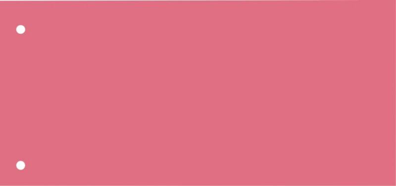 Feuilles de séparation KANGARO  Spécial Rose Carton Rectangulaire 2 Perforations 07071-13 100 Unités