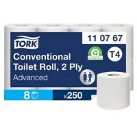 Tork Advanced Toiletpapier T4 2-laags 110767 8 Rollen à 250 Vellen