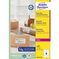 AVERY LR7165-100 Multifunctionele etiketten A4 Wit 99,1 x 67,7 mm 100 Vellen à 8 Etiketten