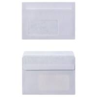 Enveloppes Office Depot Avec fenêtre C6 162 (l) x 114 (h) mm Autocollante Blanc 80 g/m² 1000 Unités
