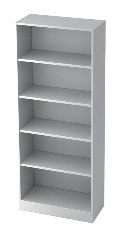 Hammerbacher Hout Boekenkast 4 Planken 800 x 400 x 2.004 mm Wit