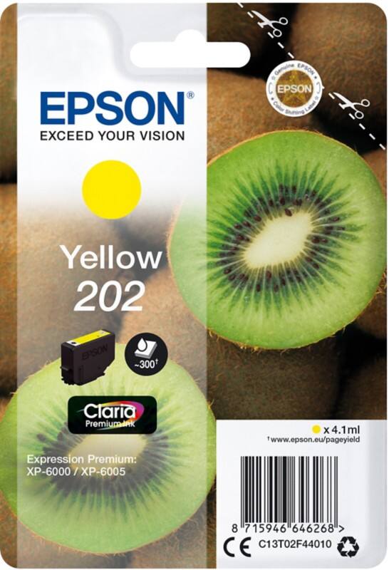 Epson T02F4 Origineel Inktnavulling C13T02F44010 Geel
