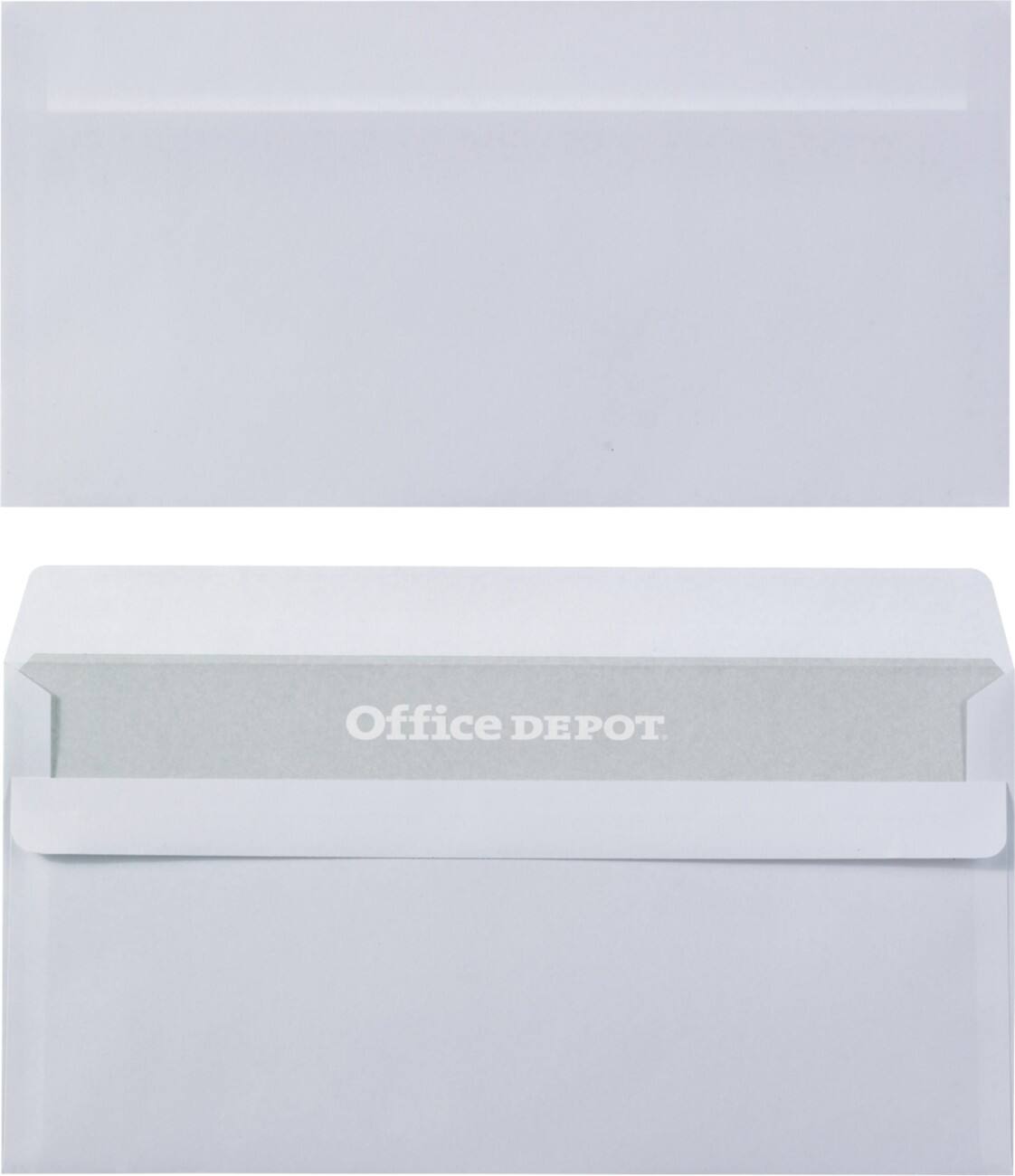 Enveloppes Office Depot DL 80 g/m² Blanc Sans Fenêtre Autocollante 100 Unités