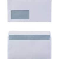 Office Depot Enveloppen Met Venster DL 220 (B) x 110 (H) mm Kleefstrip Wit 80 g/m² 1000 Stuks