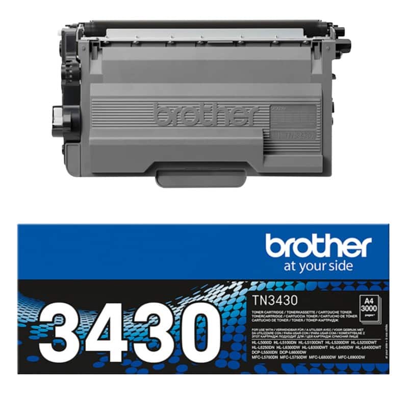 Brother TN-3430 Origineel Tonercartridge Zwart