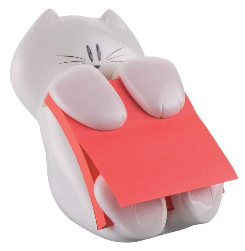 Post-it Sticky Z-note-dispenser Vierkant 76 x 76 mm Blanco Wit CAT-330 Vellen Met een blok Z-notes Roze 76 x 76 mm 90 Vellen