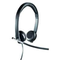 Logitech Bedraad USB Headset H650E Over het hoofd met Microfoon Zwart