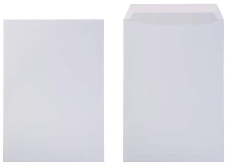 Viking enveloppen zonder venster C4 229 (B) x 324 (H) mm kleefstrip wit 120 g/m² 250 stuks