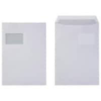 Enveloppes Viking C4 Bande adhésive Blanc 229 (L) x 324 (H) mm Avec Fenêtre 120 g/m²  250 Unités 