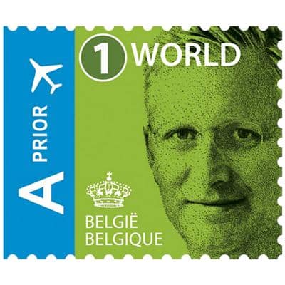 bpost Postzegels België Prior Internationaal Vlinder Vanessa Atalanta 50 stuks Op vel Zelfklevend