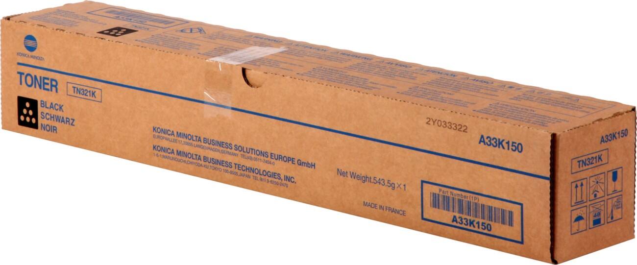 Toner Konica Minolta D'origine TN321K Noir A33K150