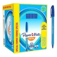 Stylos bille Papermate InkJoy Bleu Avec capuchon 100 Unités