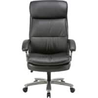 Realspace Basic Tilt Executive-stoel met verstelbare armleuning en stoel Zeus Kunstleder Zwart