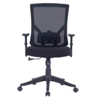 Siège de bureau Vienna Realspace Mécanisme d’inclinaison Filet Accoudoirs réglables en hauteur Oui Noir 110 kg 675 x 670 x 1035 mm
