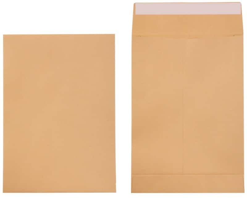 Enveloppes Viking Sans fenêtre B4 250 (l) x 353 (h) mm Bande adhésive Brun 130 g/m² 100 Unités