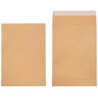 Enveloppes Office Depot Sans fenêtre B4 250 (l) x 353 (h) mm Bande adhésive Brun 130 g/m² 100 Unités