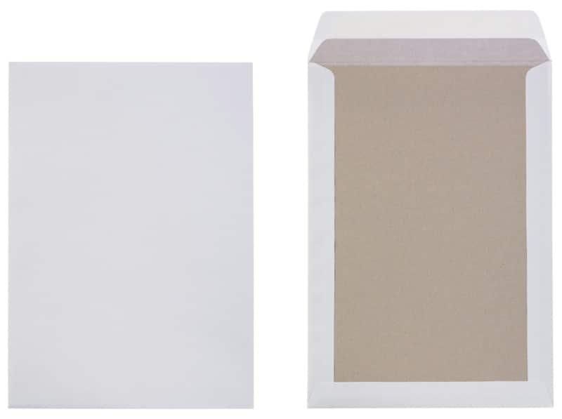 Enveloppes dos carton Viking C4 120 g/m² Blanc Sans Fenêtre Bande adhésive 229 x 324 mm 100 Unités