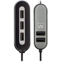 Chargeur de voiture ewent Gris