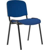 Nowy Styl Stapelbare stoel PLUS Stof Blauw 4 Stuks