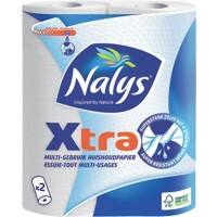 Essuie-tout Nalys Xtra 2 épaisseurs 2 Rouleaux de 44 Feuilles