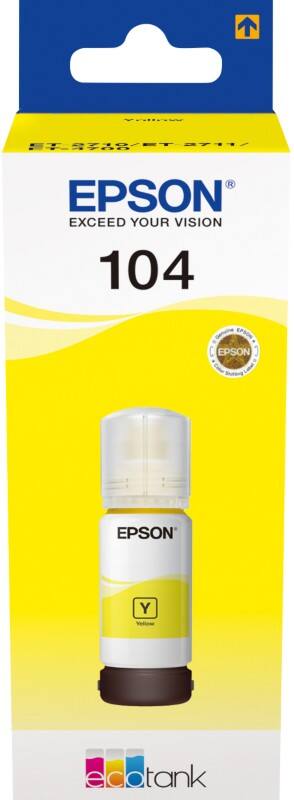 Epson 104 Origineel Inktcartridge C13T00P440 Geel