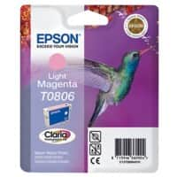 Cartouche jet d'encre Epson T0806 D'origine C13T08064011 Magenta clair