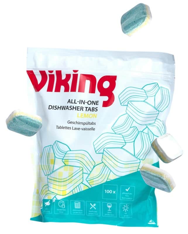 Viking All In One Lemon Vaatwastablet Tabs 100 Stuks
