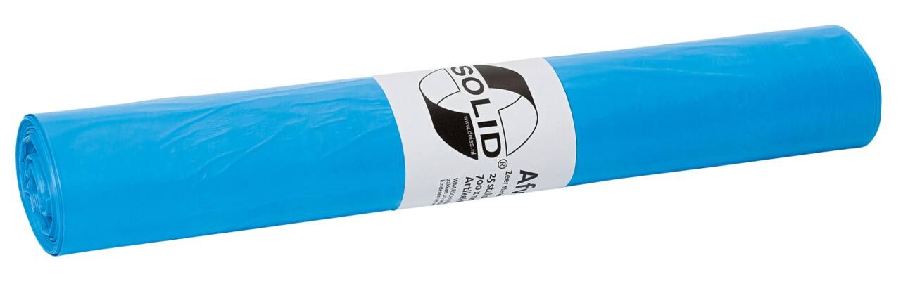 DEISS vuilniszakken 120 l Blauw 70 x 110 cm 20 Mic 25 Stuks