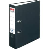 herlitz maX.file nature plus Classeur A4 80 mm Zwart 2 ringen 10841369 Karton, PP (Polypropeen) Reliëf Staand