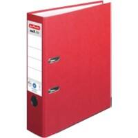 herlitz MaX. Nature plus Ordner A4 80 mm Rood 2-rings Karton, kraftpapier Reliëf Portrait