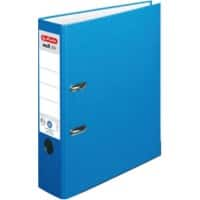 herlitz maX.file nature plus Classeur A4 80 mm Blauw 2 ringen Max file Nature Plus Karton, PP (Polypropeen) Reliëf Staand