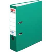 herlitz maX.file nature plus Classeur A4 80 mm Groen 2 ringen 10841518 Karton, PP (Polypropeen) Reliëf Staand