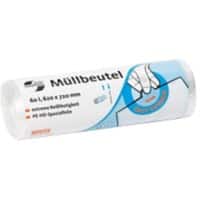 Sac-poubelle Universal Plus Déchets légers DEISS 60 L Transparent HDPE (Polyéthylène renforcé haute densité) 6 microns 50 Unités