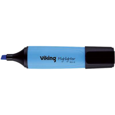 Viking HC1-5 Tekstmarker Blauw Breed Beitelpunt 1-5 mm