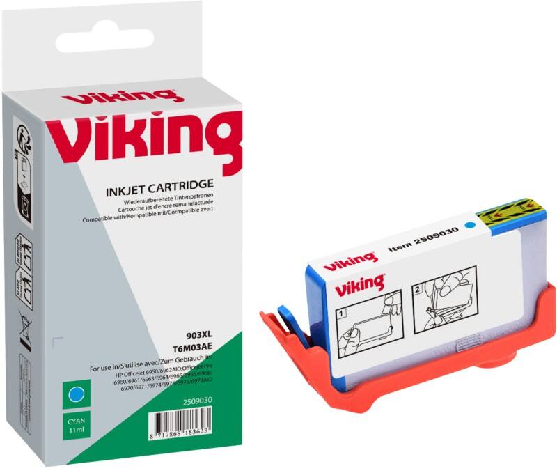 Cartouche jet d'encre Viking 903XL Compatible HP T6M03AE Cyan