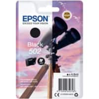 Cartouche jet d'encre Epson 502 D'origine C13T02V14010 Noir