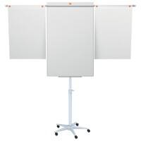 Nobo Impression Pro Vrijstaand Mobiele Flipover Magnetisch Uitschuifbare Armen Nano Clean Staal 70 x 190 cm Wit